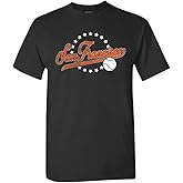 Team Vintage Style Men's T-Shirt for Baseball Fans