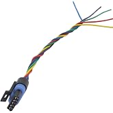 Autowxjq Mass Air Flow Sensor Female Connector Plug Pigtail Harness Compatible with Chevrolet GMC Cadillac Saab
