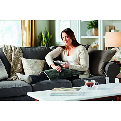 Sunbeam Heating Pad for Fast Pain Relief XL King XpressHeat, 6 Heat Settings with AutoShutoff