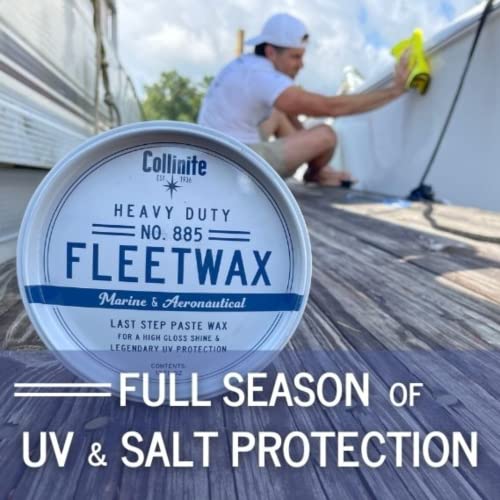 thumbnail image 2 of Collinite Heavy Duty Fleetwax Paste - 12oz Carnauba Wax For Boats, RVs & Vehicles, 2-Pack 2 of 9