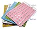 Ladieshow Snap Jewelry PU Leather Display Board for 12mm 18mm 20mm Snap Button(Black)