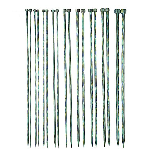Knit picks 10" caspian wood straight knitting needles