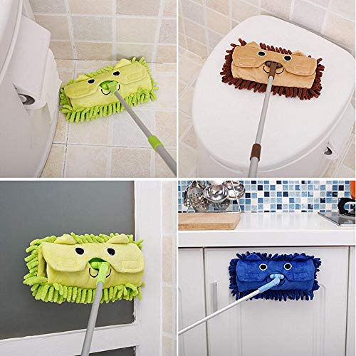 Toy Broom Set, Mini Broom with Dustpan for Kids, Pretend Play Kids Mop with Stretchable Handle Housekeeping Floor Cleaning Tools for Children - Thumbnail 7