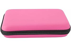 Generic Portable Game Console Protective Hard Shell Case with Superior Protection for New 3DS XL, 8 Game Slots, Ideal for Tra