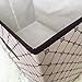 HAKACC Foldable Storage Bin, Waterproof Storage Cube Box with lids and Handles for Home Closet Bedroom Drawers Organizers Set of 2
