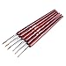 eBoot 6 Pieces Detail Paint Brush Set Miniature Brushes for Watercolor and Acrylic Painting (Wine Red)