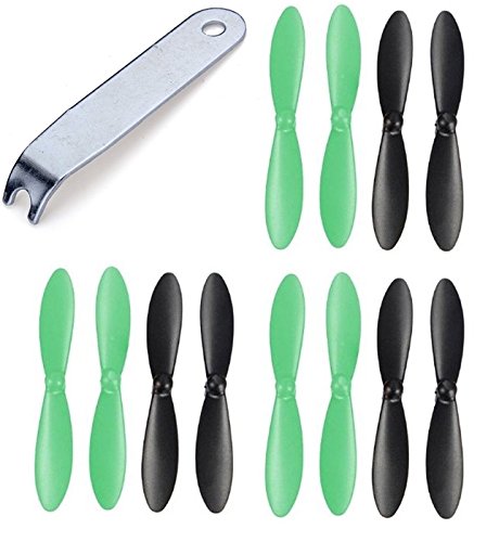 Revell QG 550 Mini Quadrocopter Propeller Puller Rotor Blades u-Wrench Tool Propeller Puller Main Blades Combo Black and Green
