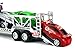 Speed Blitzer Trailer Children's Friction Toy Truck Ready to Run Big Size w/ 5 Toy Cars, No Batteries Required (Colors May Vary)