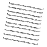 Fityle 10 Pieces Girl Dolls Curly False Eyelashes For BJD Doll Eyes DIY Making 18cm Black