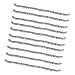 Fityle 10 Pieces Girl Dolls Curly False Eyelashes For BJD Doll Eyes DIY Making 18cm Black