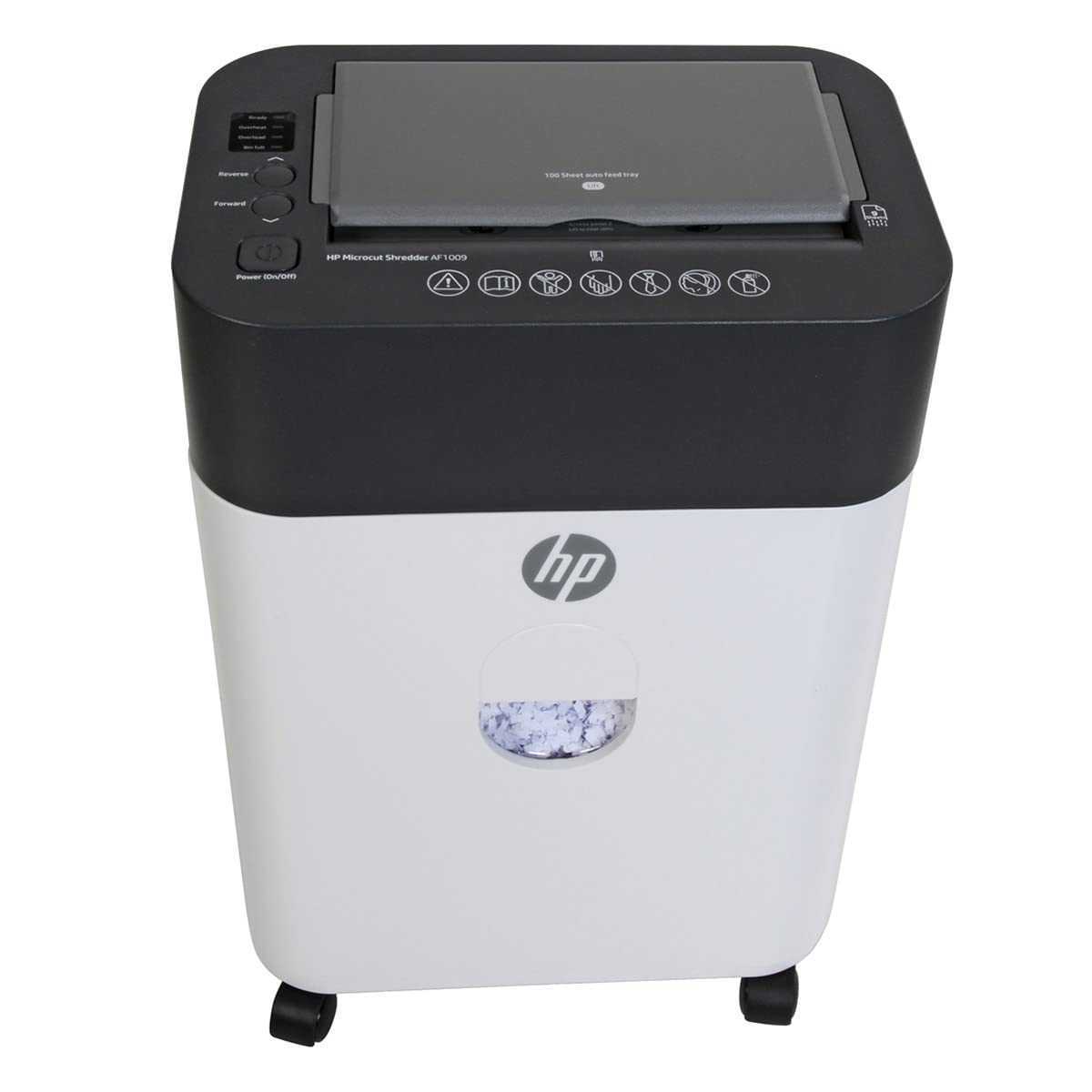 HP - Paper Shredder Micro Cut, 100-Sheet Auto