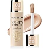 Dermacol Infinity make-up and corrector, Multi-use, Super coverage, Photo-friendly,Hypoallergenic,Waterproof, Touc proof, SPF 15, 02, Beige