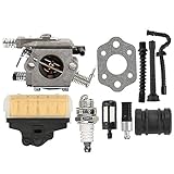 Hilom WT-286 Carburetor Carb With Air Fuel Filter Tune Up Kit For STIHL 021 023 025 MS210 MS230 MS250 MS 250 Chainsaw Replace Zama C1Q-S11E C1Q-S11G