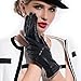 MATSU Women Winter Warm 100% Cashmere lined Touchscreen Texting Leather Gloves 5 Colors M9906