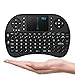DroidBOX i9 Wireless 2.4Ghz Backlight i8 Mini-Keyboard Rechargeable with Mini Gestures Touchpad for Android TV BOX, T8, TX2, TX3, Raspberry Pi, Minix, Fire TV, NVIDIA Shield