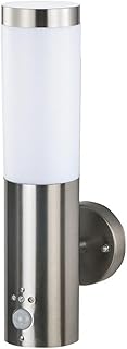 Grafner Edelstahl Außenleuchte mit Bewegungsmelder Wandlampe Wandleuchte Fackel E27 IP44 Wand Lampe Außen