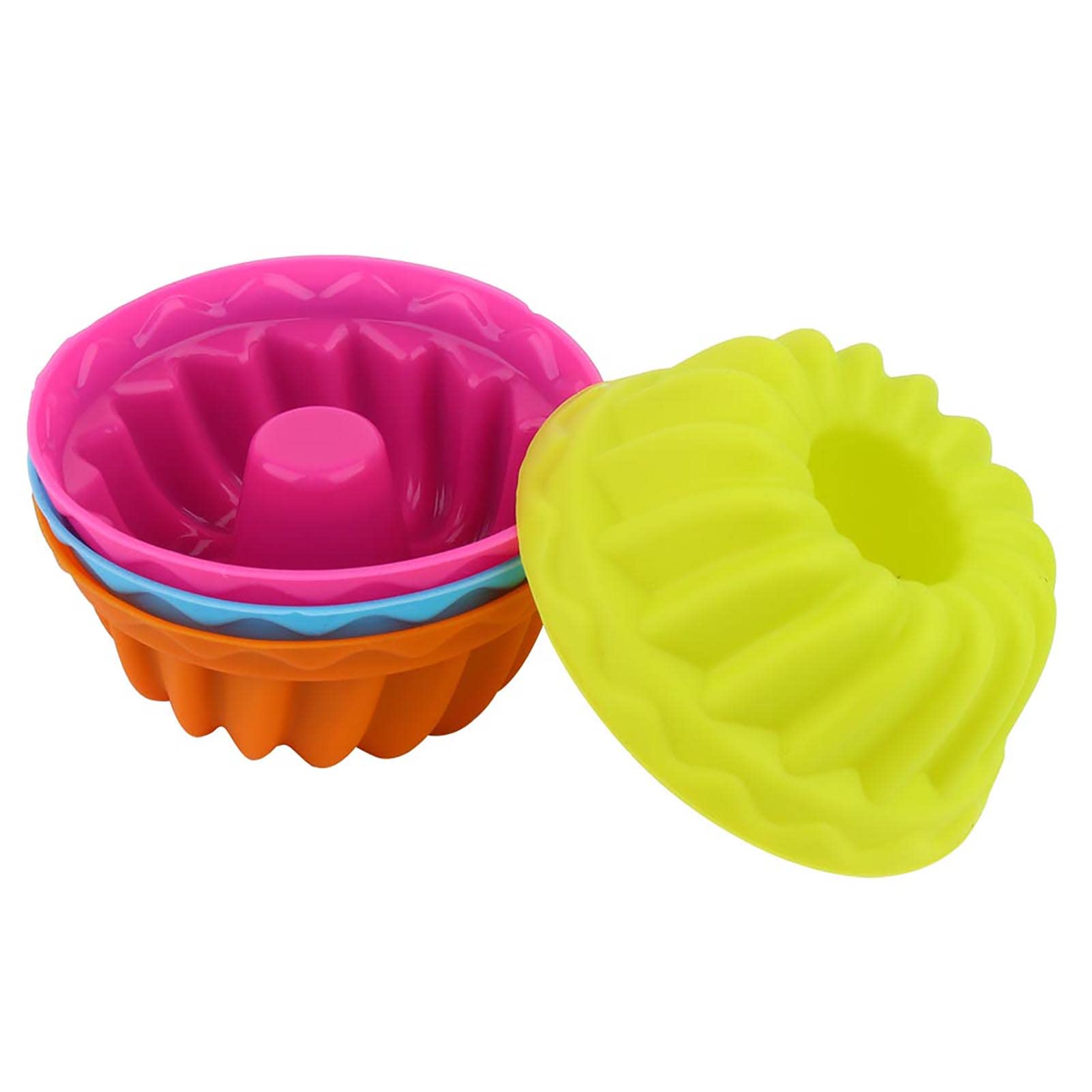 TOPINCN Muffin Mold, 12Pcs Mini Pumpkin Silicone Cupcake Baking Cups Nonstick Pastry Muffin Molds