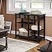 VASAGLE Microwave Cart with Drawer, Kitchen Baker’s Rack with Colorful Storage Shelf, Microwave Oven Stand, Solid Wood Legs, Rustic Style, Country Brown for Living Room Kitchen UKKC03GL