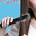 Huachi Steam Hair Straightener Flat Iron Ceramic Tourmaline Plates, Salon Hair Iron Dual Voltage Travel 2 in 1 Straightening Iron with Adjustable Temperature, 1- inch, Black