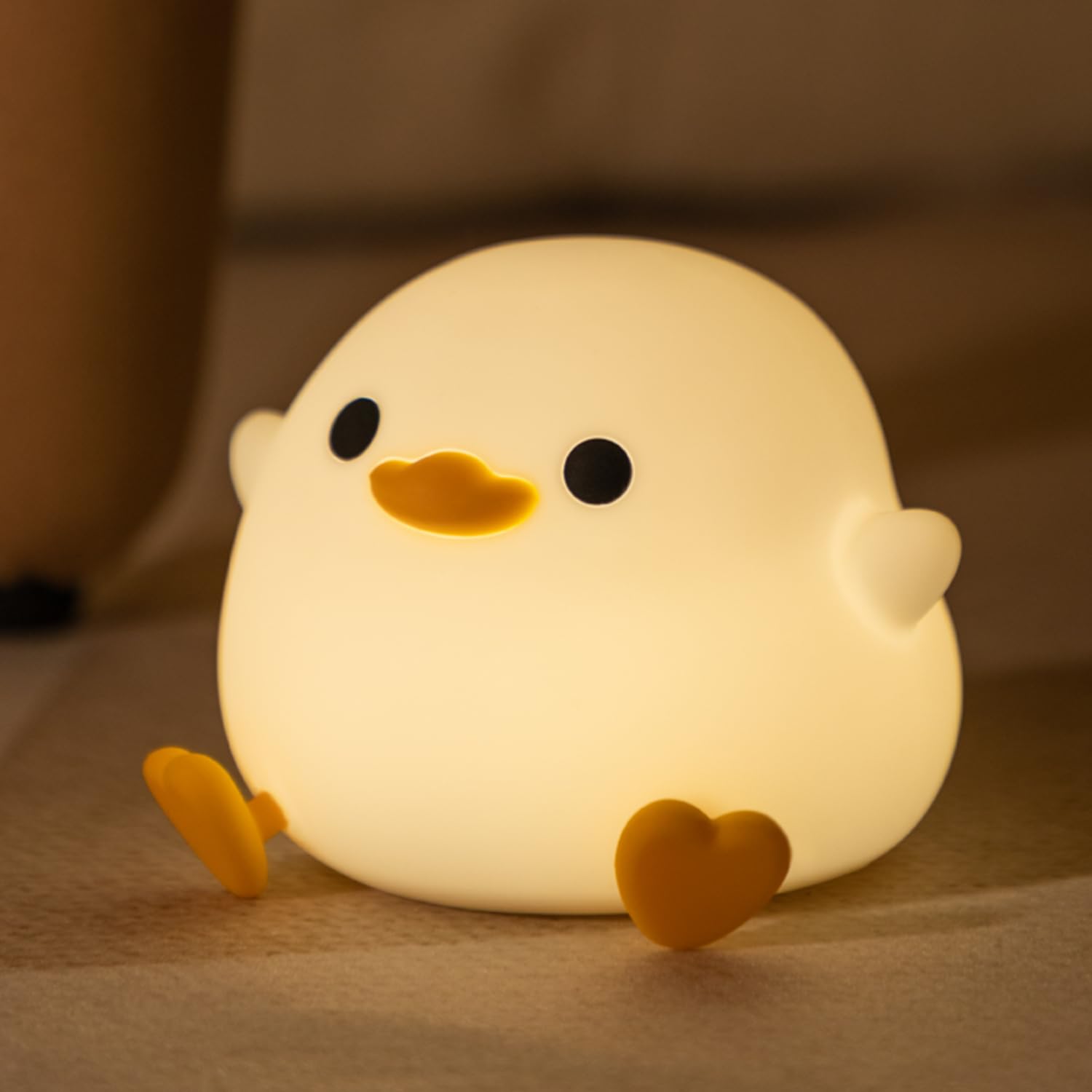 JMG-Myratts Night Light for Kids, Cute Soft Silicone Dodo Duck Lamp, Dimmable Nursery Portable Duck Kawaii Lamps, Bedside Lamp for Baby Toddler Adult[Energy Class G](Dodo Duck)
