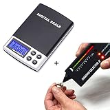 HDE Diamond Test Kit with Gem Tester and Digital Pocket Scale High Accuracy Jewelers Test Equipment for Novice and Expert