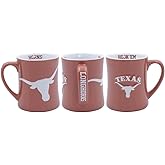 RFSJ Texas Longhorns Ceramic 16oz Relief (3D) Mug, Burnt Orange