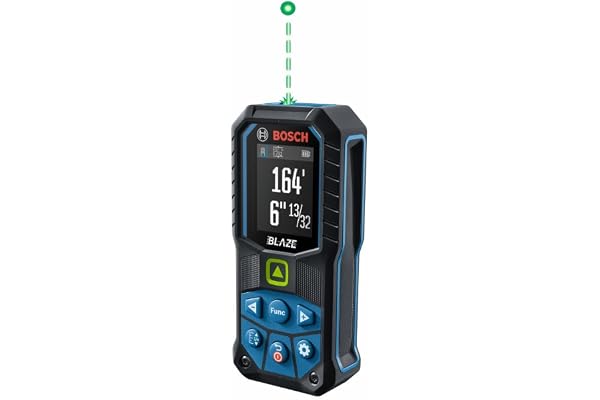 BOSCH GLM165-25G Blaze™ Green-Beam 165 Ft. Laser Measure, Laser Distance Measuring Tool
