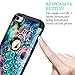 Lamcase for iPod Touch 7th Gen 2019 Case, iPod Touch 7/6/5 Case Shockproof Hybrid Rubber Dual Layer Armor Protective Case Cover for Apple iPod Touch 7th/6th/5th Generation, Mandala/Galaxy