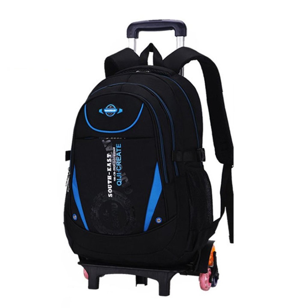 Trolley de Ruedas para niños 6 Mochila Primaria Bolso Impermeable de los  Adolescentes Subiendo escaleras Mochila niños con Ruedas Mochilas con  Ruedas para niños para niños niñas Mochilas y bolsas escolares Bolsas