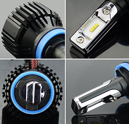JDM ASTAR G4 H11 H8 H9 All-in-One LED Headlight Bulbs,Xenon White - Thumbnail 3
