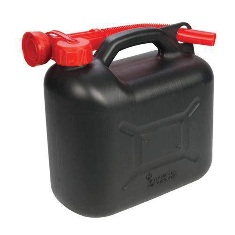 Silverline Plastic Fuel Can 5Ltr Black (199991)