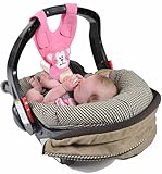 Hands Free Baby Bottle Feeding Tool - Pink Kitty Baby Bottle Holder by Bebe Bottle Sling