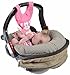 Hands Free Baby Bottle Feeding Tool - Pink Kitty Baby Bottle Holder by Bebe Bottle Sling