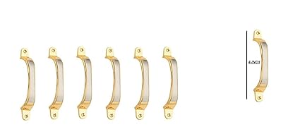 HOMEPRODUCTS4U Drawer SILVERGOLD Handle -4INCH Pack of 6