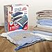 2 Pack Jumbo Vacuum Storage Bags for Comforters, Blankets & Clothes – Jumbo Vacuum Sealed Compression Bags with Hand Pump – Space Saver Storage Bags for Bedding, Moving, Travel & Organization