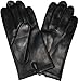 Fownes Men's Cashmere Lined Black Metisee Lambskin Leather Gloves-L
