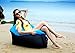 HAKE Inflatable Lounger with Portable Carry Bag for Outdoor and Indoor use (Blue)