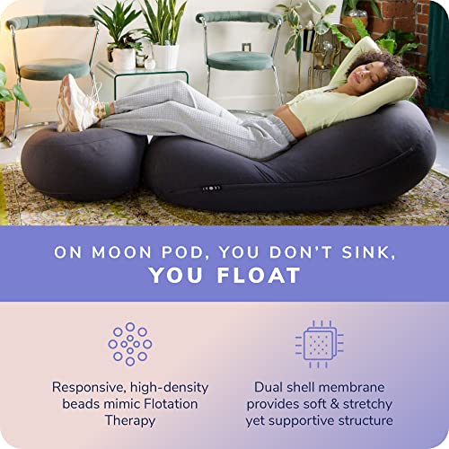 Moon Pod Lunar Lift Footrest for Bean Bag Chair, Gray The Zero