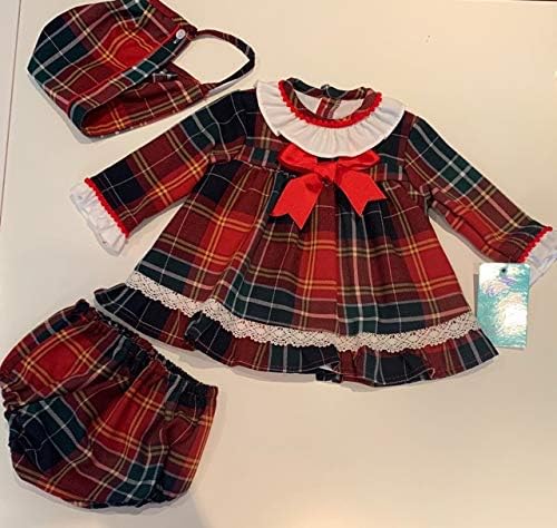 spanish tartan baby dress