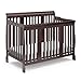 Storkcraft Tuscany 5-in-1 Convertible Crib (Espresso) - Easily Converts to Toddler Bed, Day Bed or Full Bed, Adjustable Mattress Support Base, Mattress Not Included