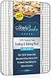 Stainless Steel Cooling Rack fits Quarter Sheet Baking Pan, Oven Safe Rust-Resistant, Heavy Duty (8.5" x 12")
