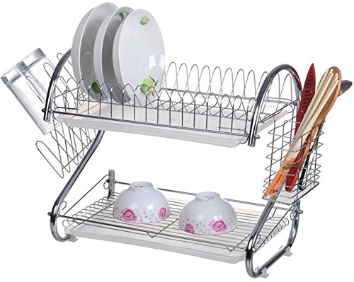 Kitchen Racks Stainless Steel Tableware Dishes Draining Rack Tableware Holder Block Storage Rack