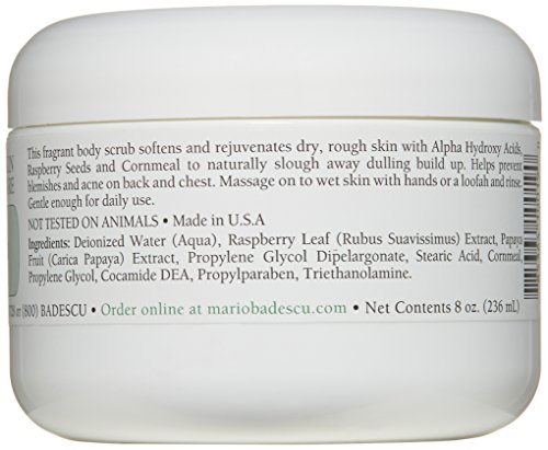 Mario Badescu Raspberry Body Scrub, 8 oz.