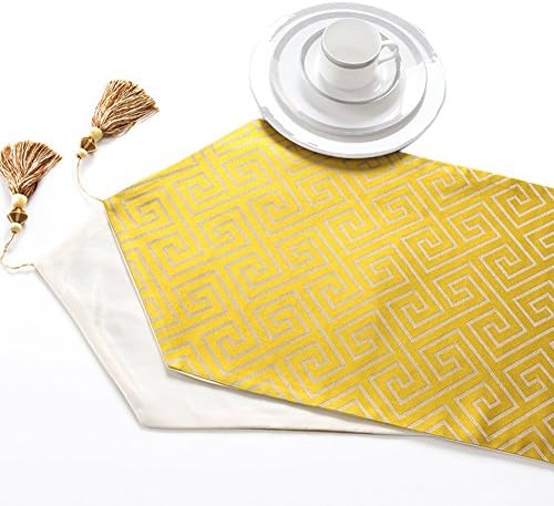 Simple and modern table flag Hotel restaurant decorated coffee table flag Bed runner-D 32x160cm(13x63inch)