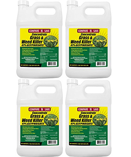Compare N Save Concentrate Nnvgg Grass And Weed Killer 41 Percent Glyphosate 1 Gallon 4 Pack Buy Online In Grenada At Grenada Desertcart Com Productid 47570660