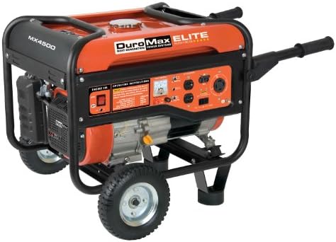 DuroMax Elite MX4500, 3500 Running Watts/4500 Starting Watts, Gas Powered Portable Generator