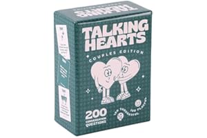 FENDUOER Romantic and Fun Scratch Off Date Talking Hearts for Her, Him, Girlfriend, Boyfriend, Wife, or Husband - Perfect for Date Night, Special Couples Gift for Birthdays,Anniversaries,Valentine’s day