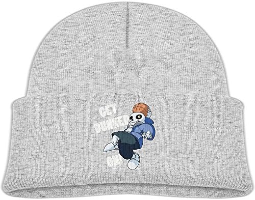 Runningway Kids Sport Basketball Undertale Sans Get Dunked On Knit Warm Beanie Hat Skull Cap Ash
