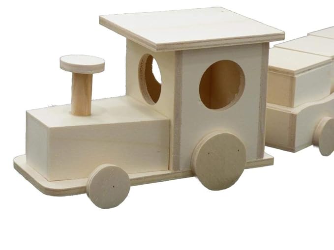 tren en madera