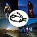 Domi-patrol Led Headlamp Flashlight Rechargeable Waterproof with 3 Modes,Super Bright Headlight for Camping Hunting Hiking and Running Batteries Included